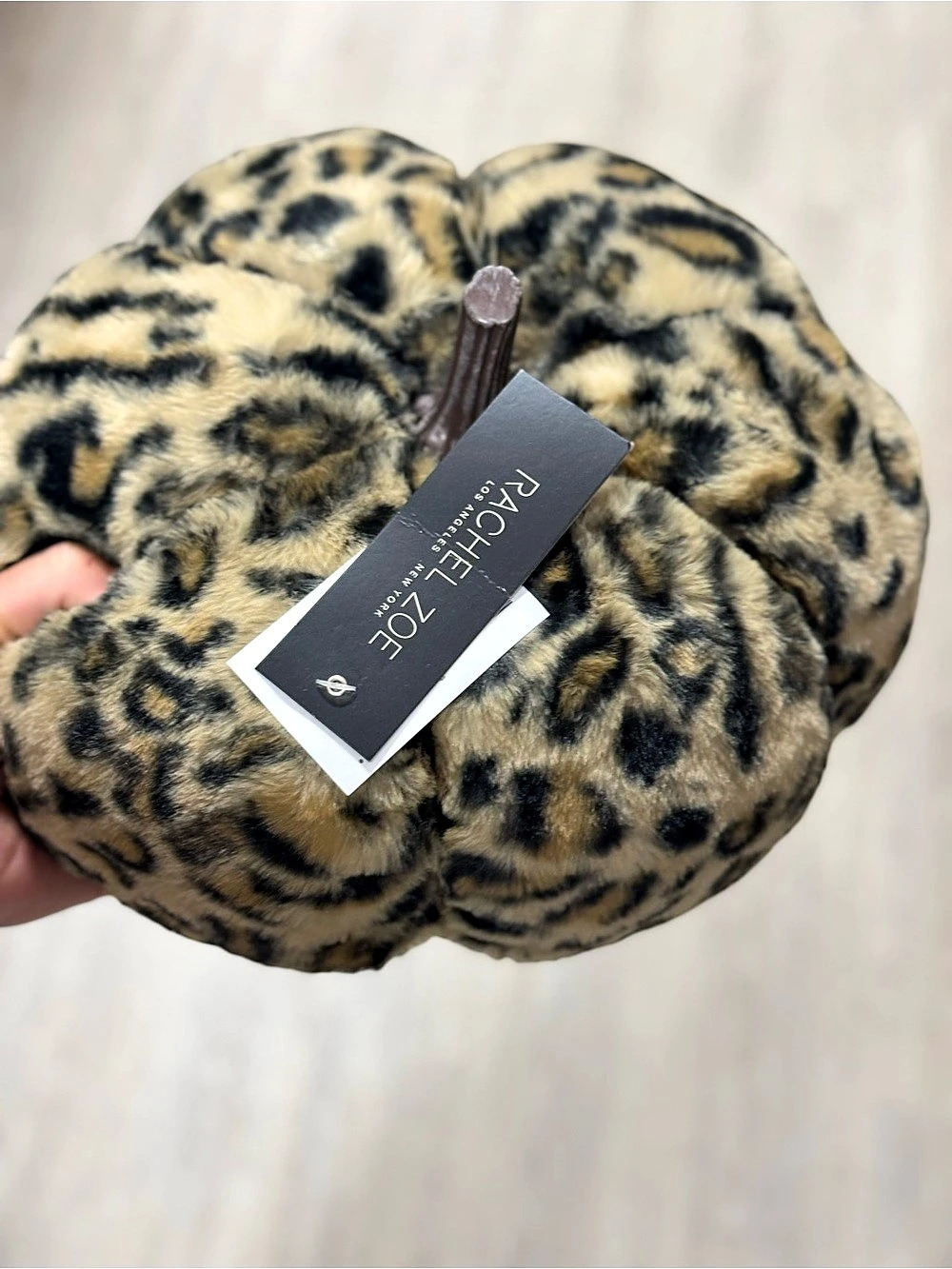 Rachel Zoe leopard Print pumpkin